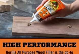 gorilla all purpose wood filler 6oz tube walnut pack of 1 review