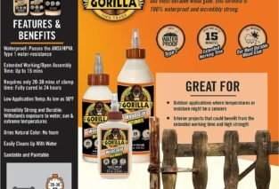 gorilla ultimate waterproof wood glue review