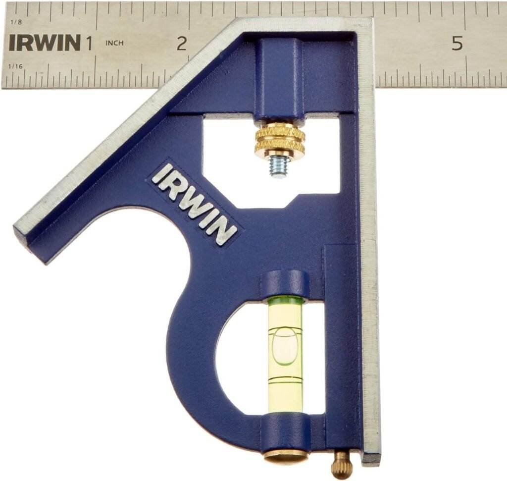 IRWIN Tools Combination Square, Metal-Body, 16-Inch (1794471)