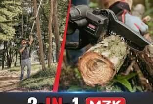 mzk 2 in 1 cordless pole saw mini chainsaw review